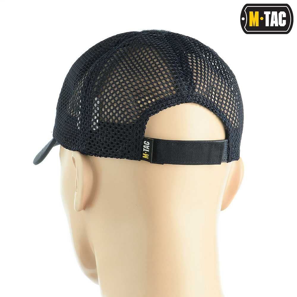 Czapka z daszkiem siatka na rzep Flex Rip-Stop Dark Navy Blue lxl