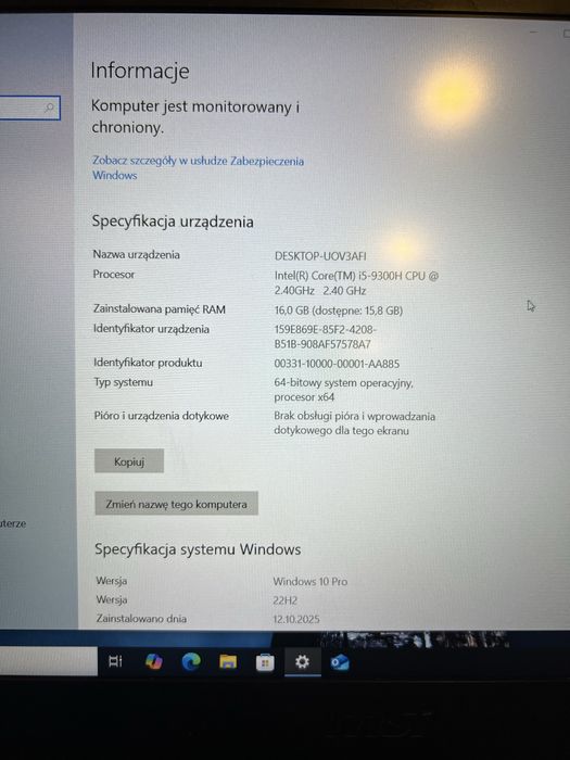 MSI G63 THIN GTX 1050 Ti