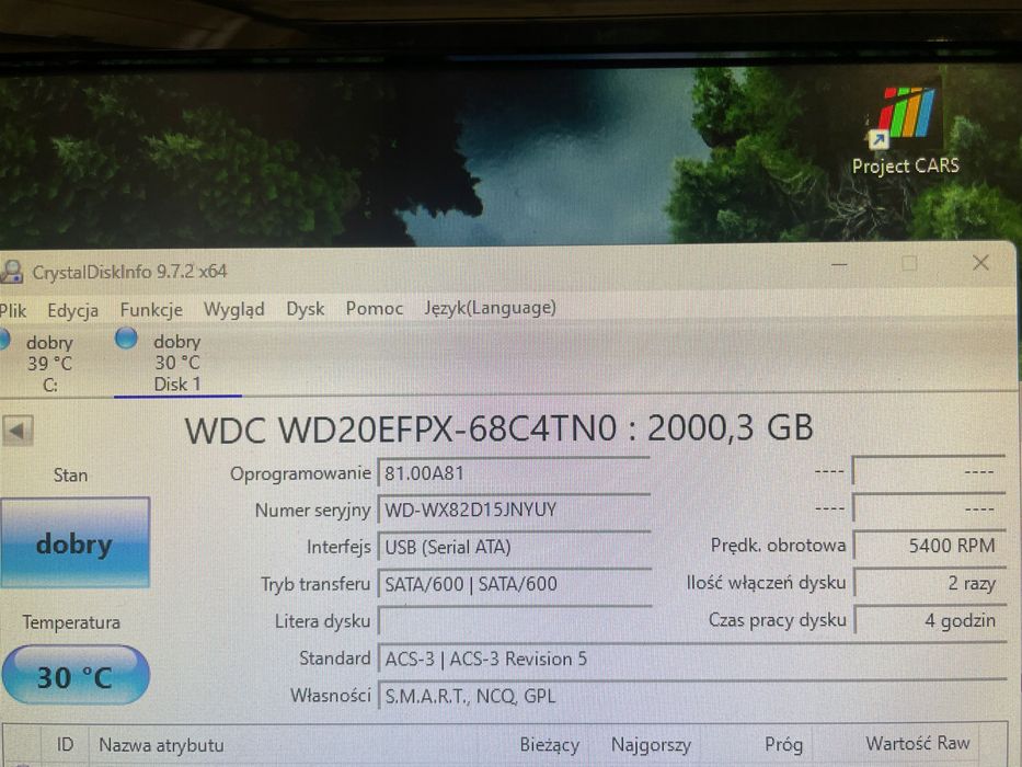 Dysk twardy Western Digital WD20EFPX 2TB SATA 3,5