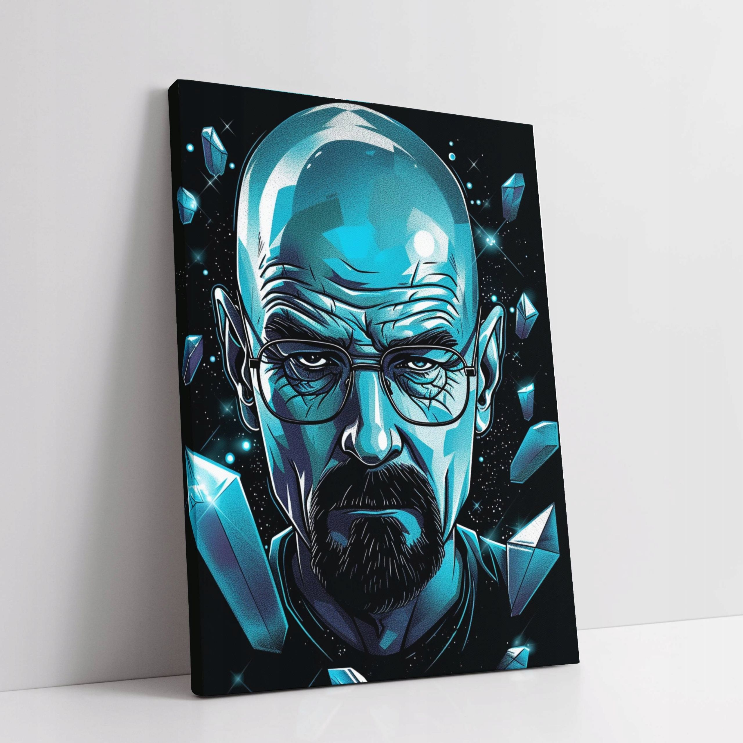 Obraz na płótnie Walter White - Mistyczny Kryształ 30x40 cm