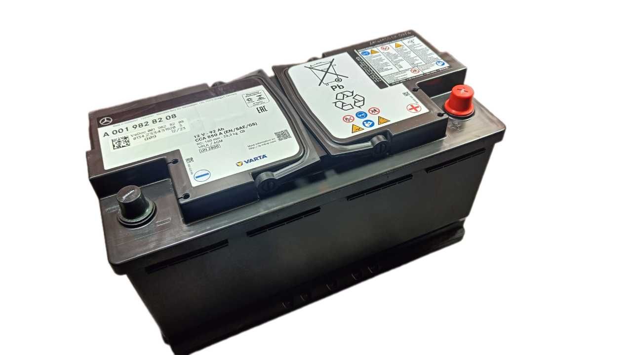 LUC - Akumulator Rozruchowy 12V - OE Mercedes 92Ah 850A AGM - VARTA