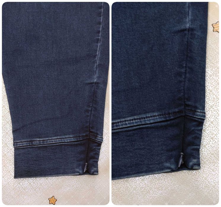 Жіночі джинси джогери р.54\18 regulari сині низ на блискавці Jogger