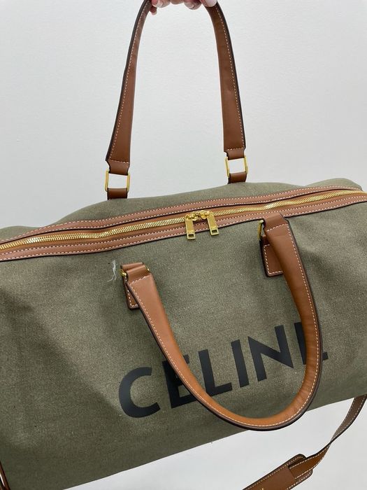 Сумка дорожня жіноча чоловіча Celine Large Voyage Bag in Textile