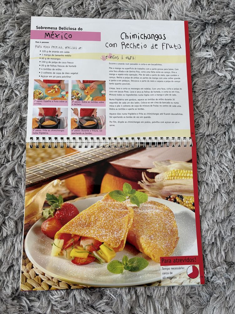 Livro de culinária para miudos