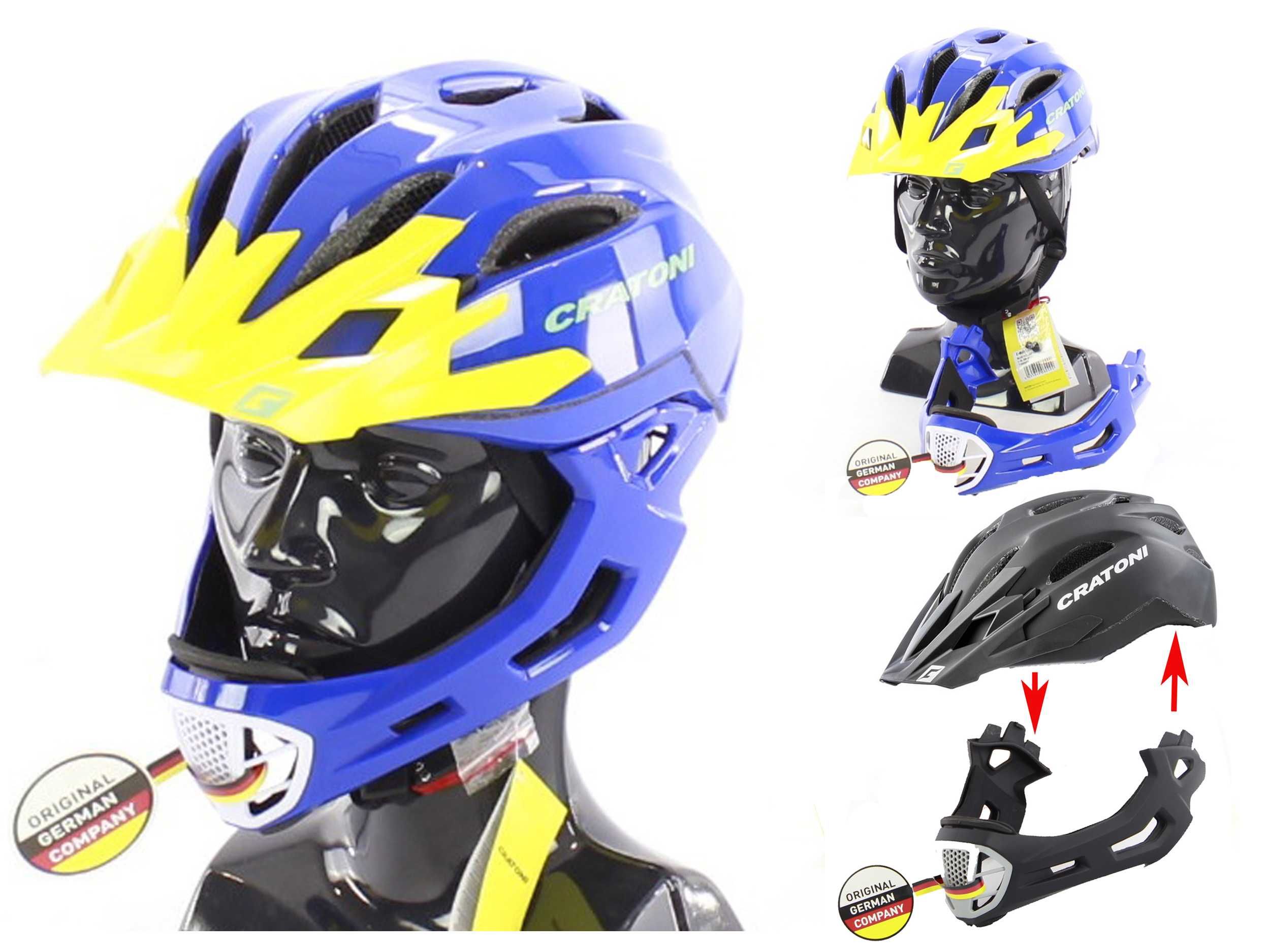 KASK ROWEROWY 
Cratoni C-Maniac (Freeride) Full face rozmiar M/L