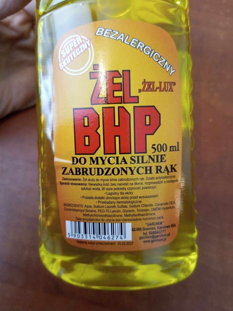 Żel BHP 500ml x4