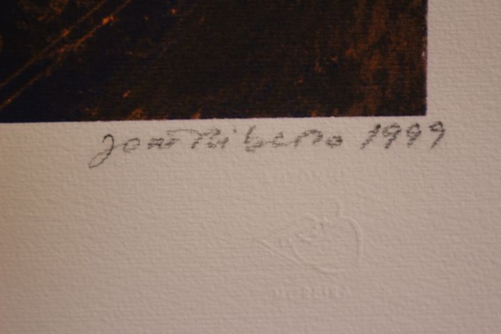 João Ribeiro Serigrafia s papel assinada PA 6/10 "1 Anjo" de 1999