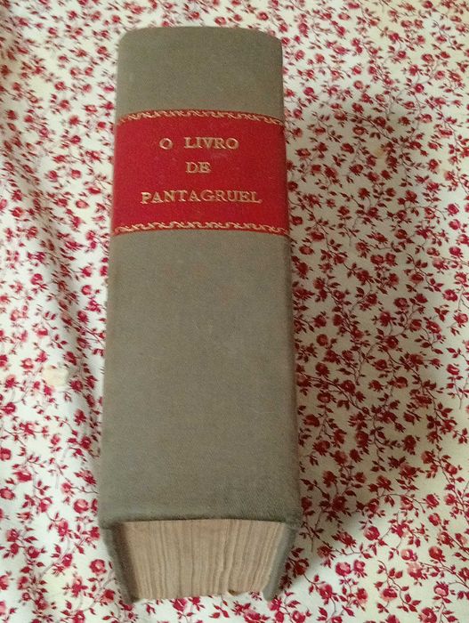Livro antigo do Pantagruel autenticado 1955