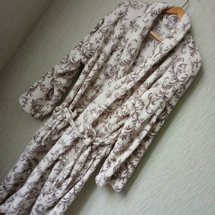 Шикарный флисовый халат из Дании Kronborg Gold. Р-р L/XL