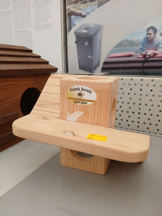 Domek drewniany z rampą dla gryzoni