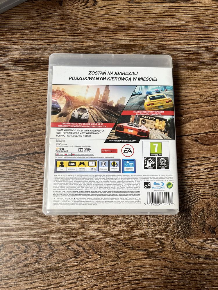 Need For Speed Most Wanted na PS3 NFS