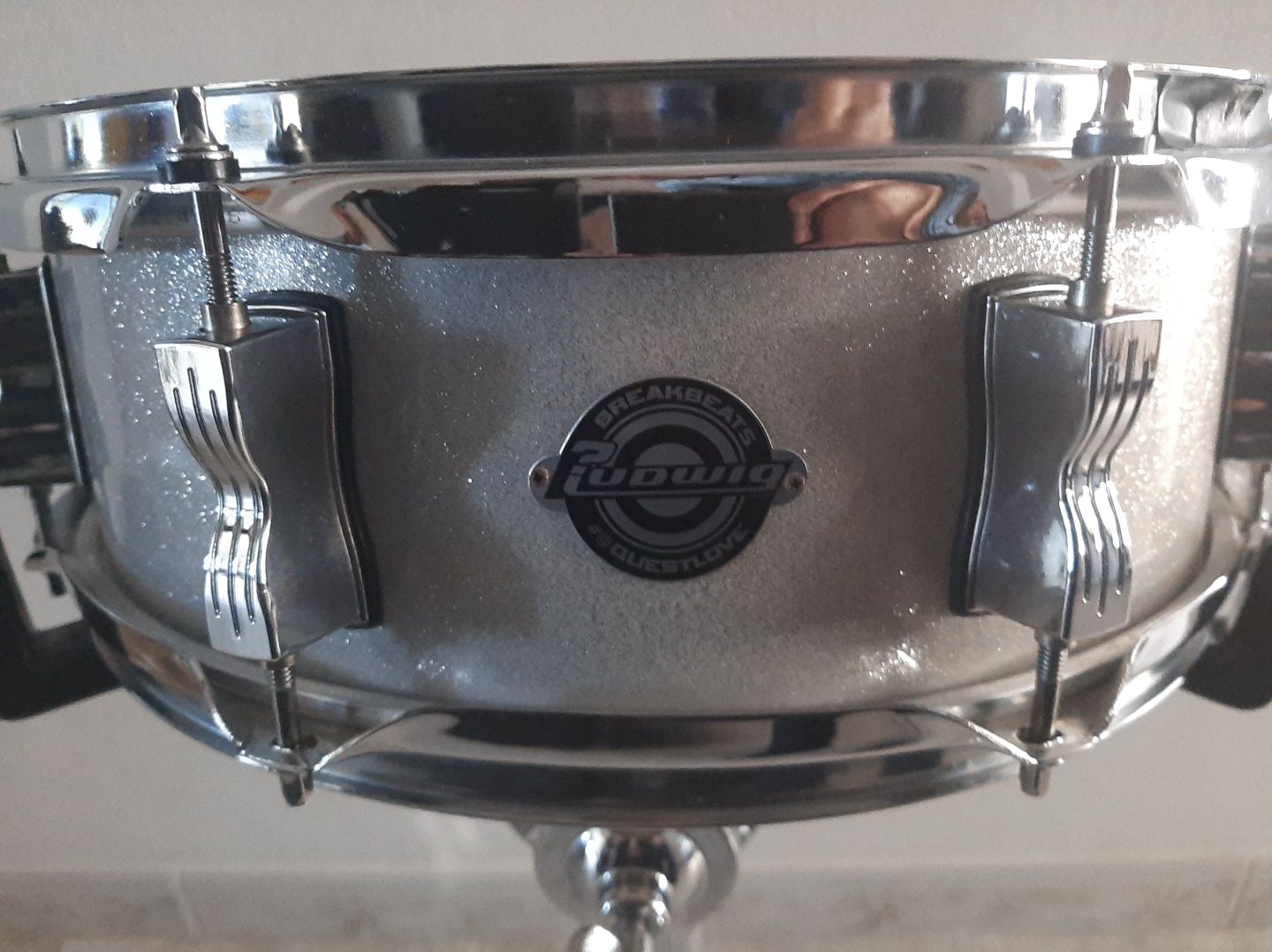 Tarola 14x5" Ludwig Breakbeat Silver Sparkle