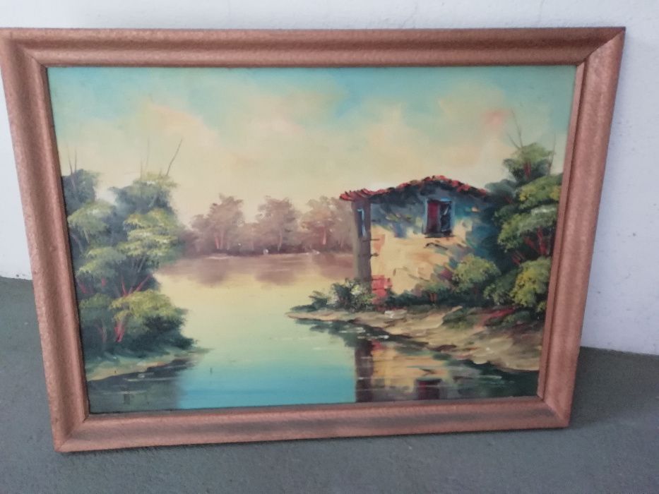 Quadro “Casa no Lago”