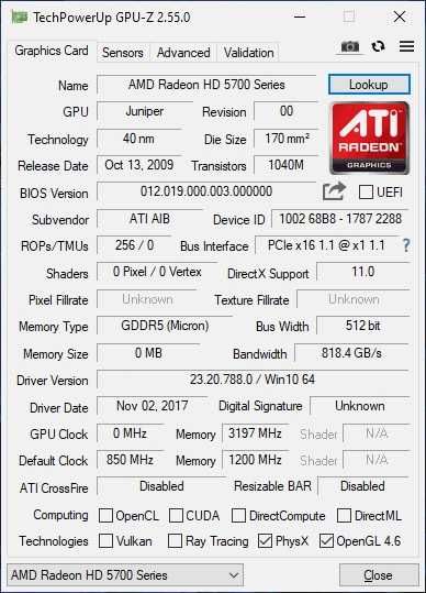 Відеокарта PowerColor Radeon HD5770 1GB GDDR5