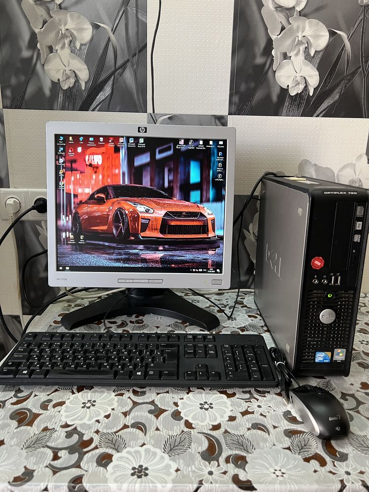 Компьютер Dell + ЖК-монитор 17 дюймов HP L1706