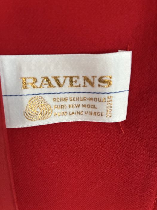 Czerwona marynarka oversize 100% welna