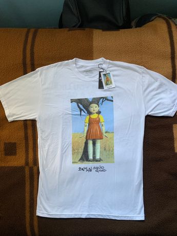 Camisola Squid Game t-shirt merchandising oficial