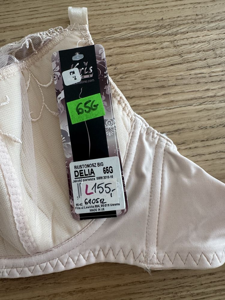 Biustonosz nowy 65G polskiej firmy Kris Line