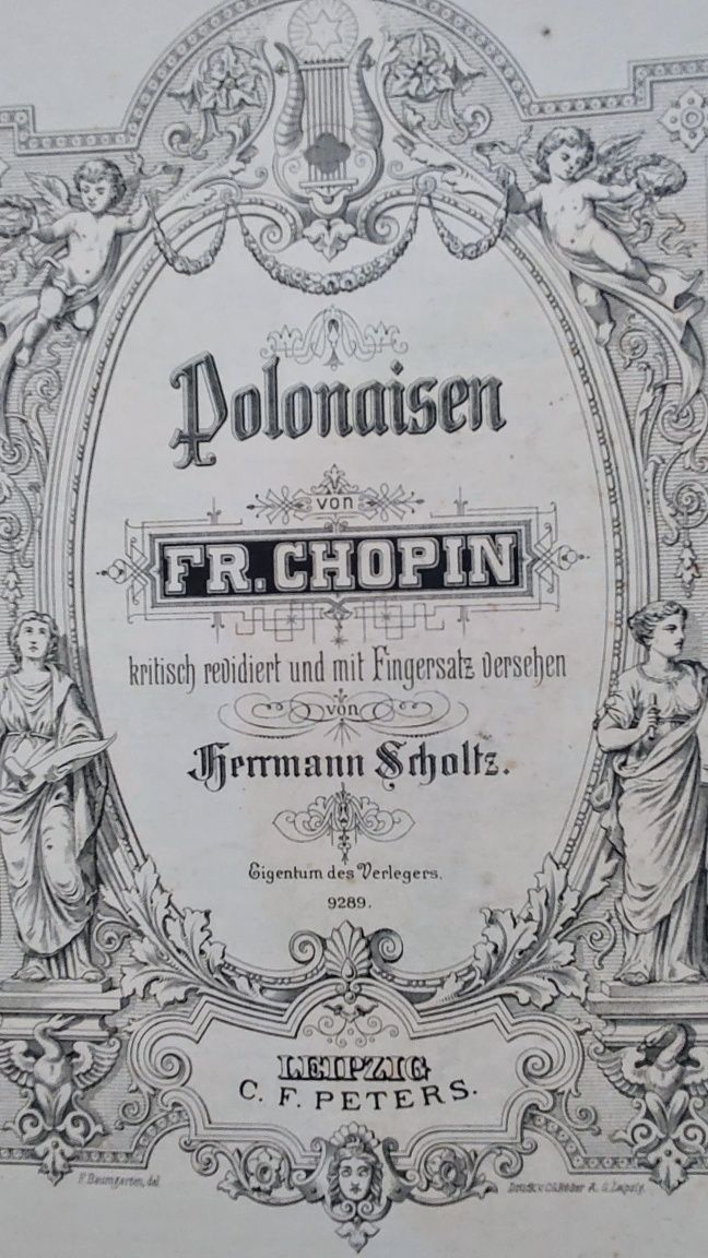 Stare nuty: Fryderyk Chopin Polonezy - opracowanie Herrmann Scholtz