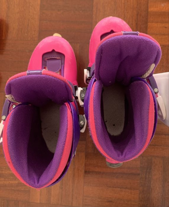 Patins Oxelo Play 3 e Kit de Proteções