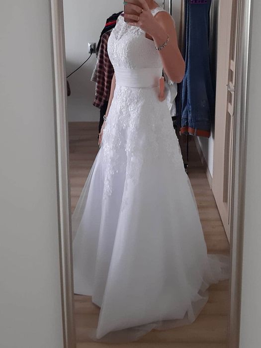 Suknia ślubna 2 częściowa