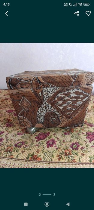 Пуфик устойчевый 40*40*35