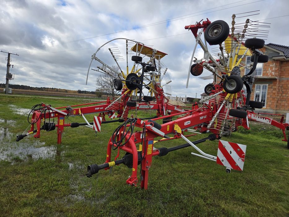 Zgrabiarka dwugwiazdowa  podwojna pottinger top 722 stan idealny