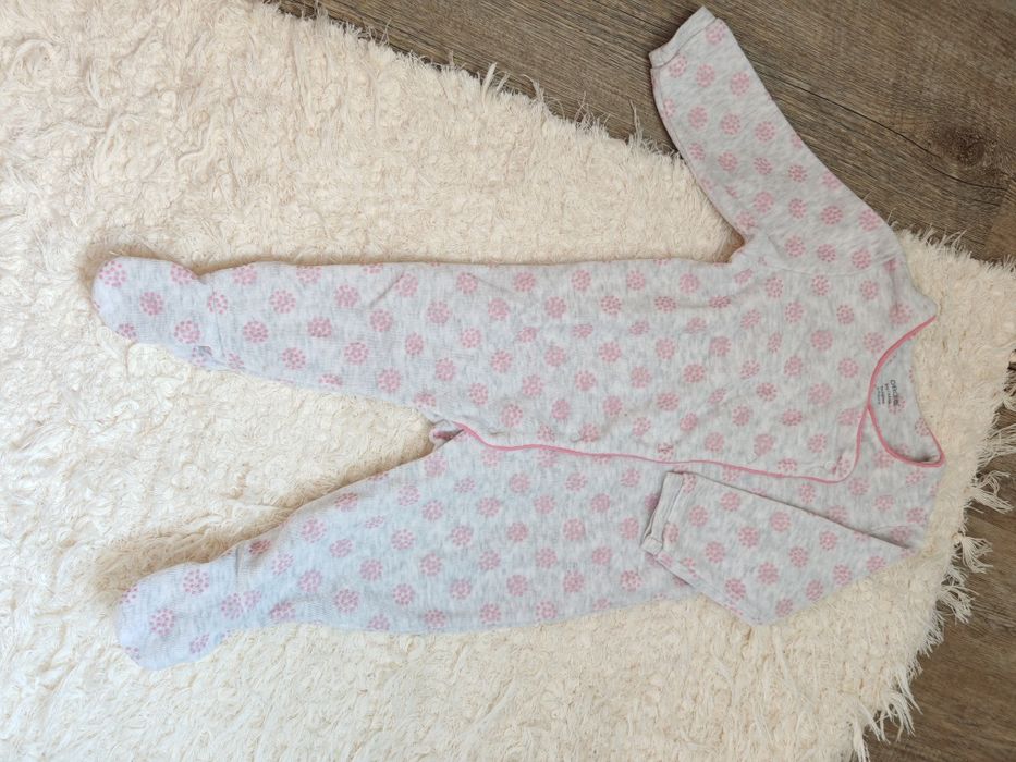 Śpioszki body pajac z zakrytymi stopami