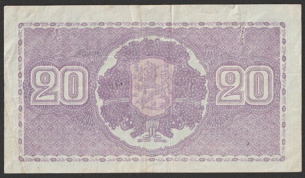 Finlandia 20 markkaa ( marek ) - 1939