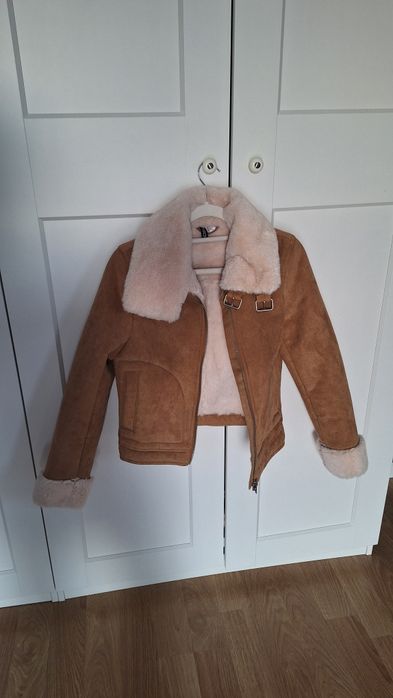 Kurtka z kożuszkiem H&M