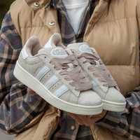 ЖИВІ ФОТО‼️унісекс кросівки Adidas campus 00s beige бежеві кампус