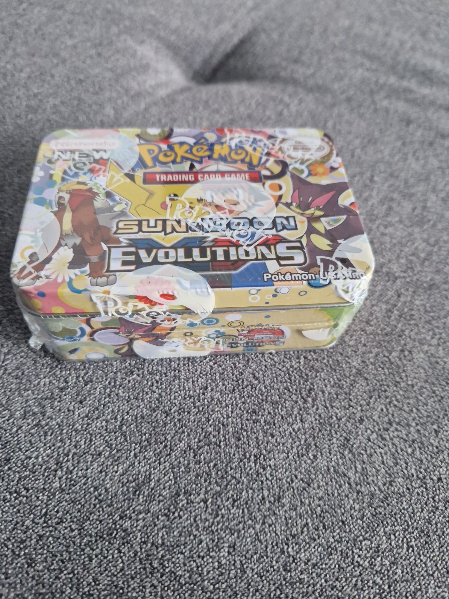 Karty Pokemon Nintendo sun moon evolutions nowe - box.