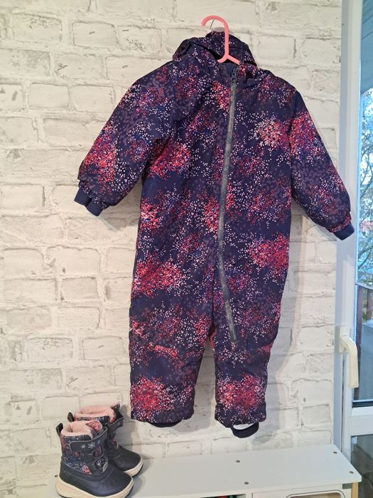 Komplet kombinezon zimowy 86 i śniegowce 21