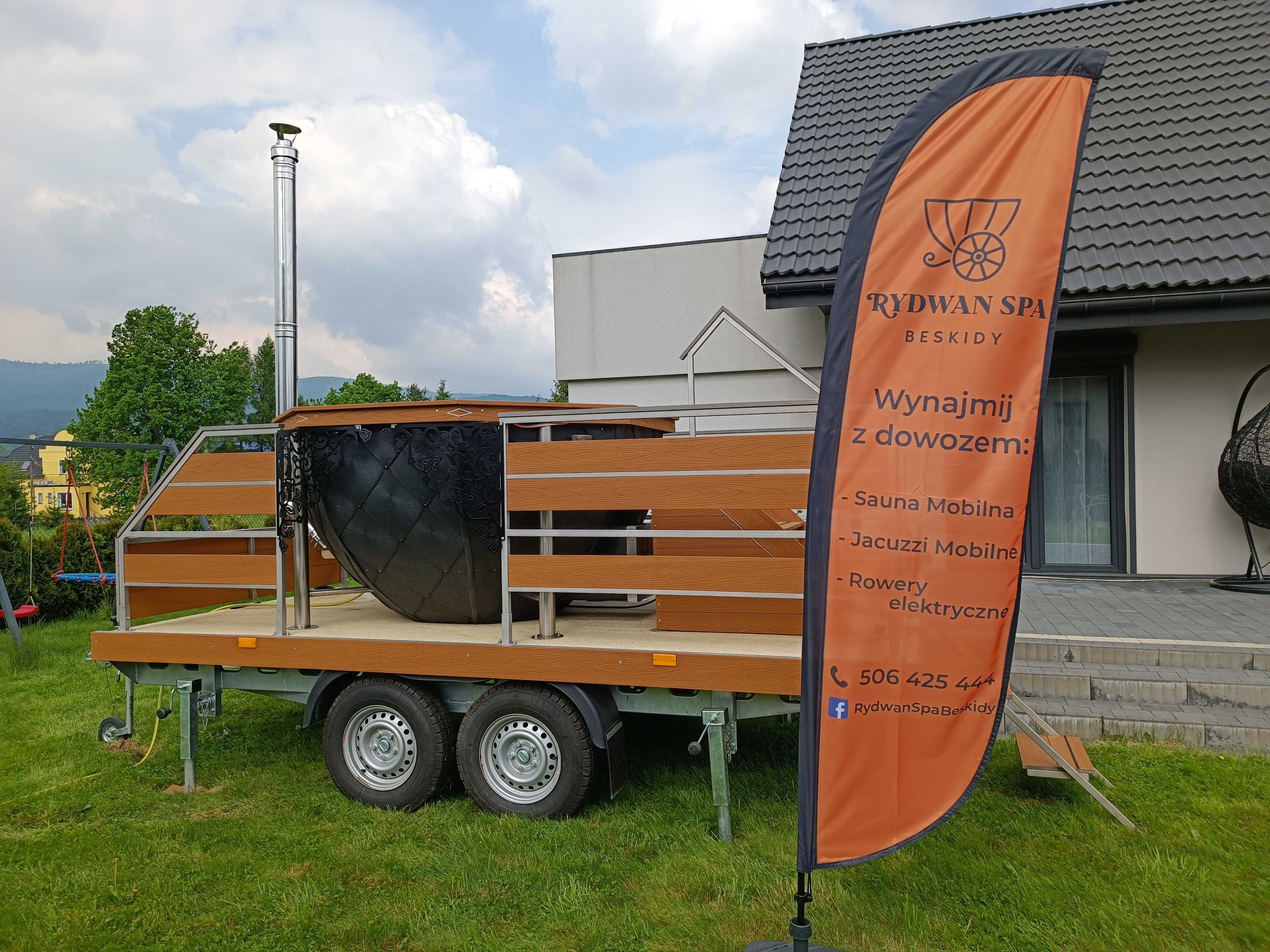 Wynajem z dowozem! Ruska Bania mobilna / Sauna / Balia / Jacuzzi