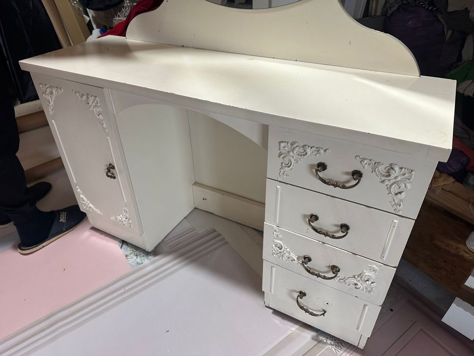 Toaletka, komoda lustro Vintage stare