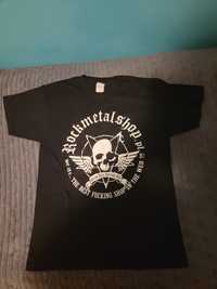 Nowe koszulki bawełniane z zespołami heavymetalowy