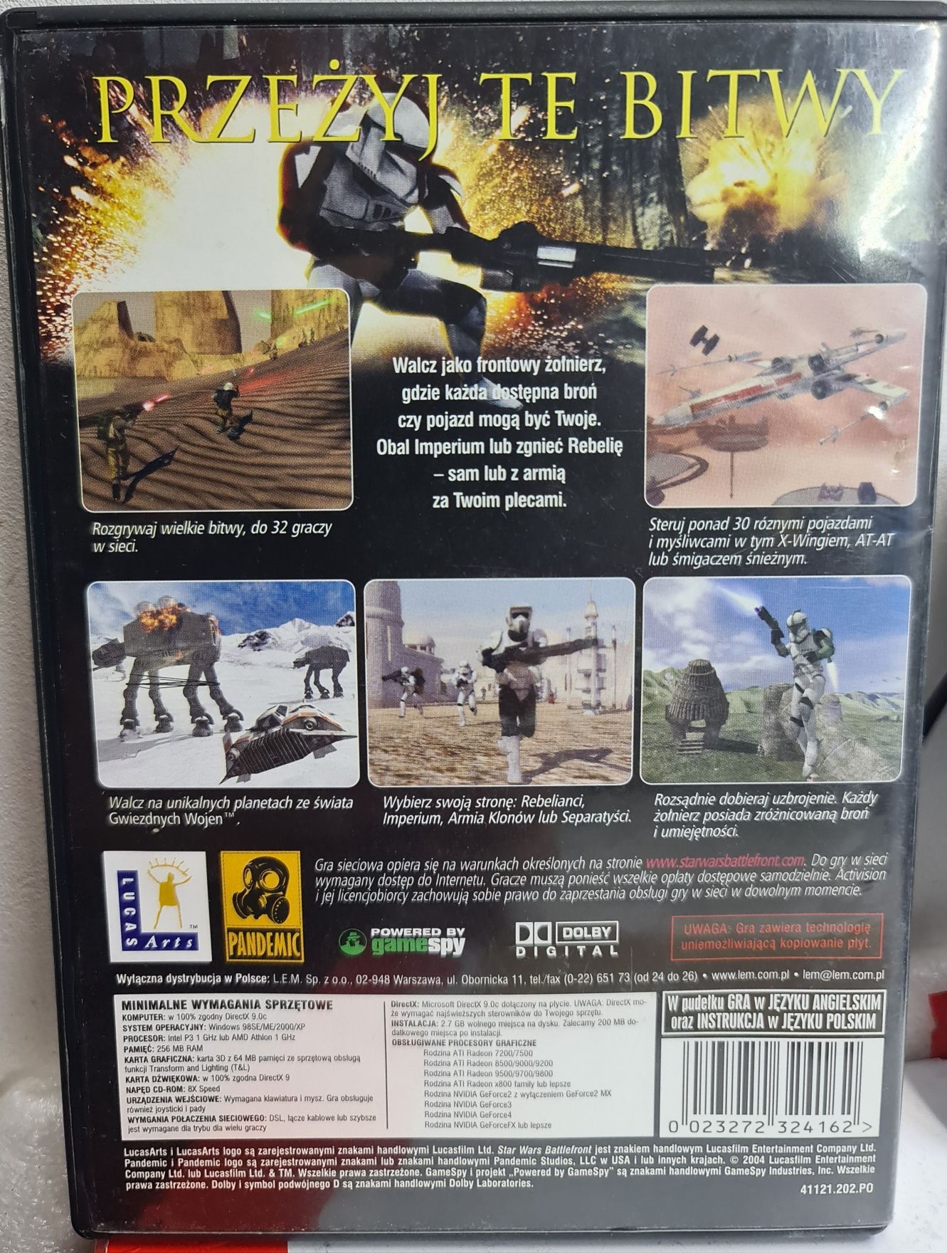 Star wars battelfront retro gra