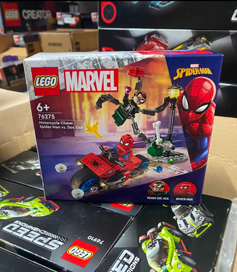 Lego 76275 -Pościg na motocyklu: Spider-Man vs. Doc Ock - NOWE!WYSYŁKA