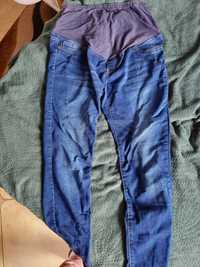 Jeansy ciążowe niebieskie