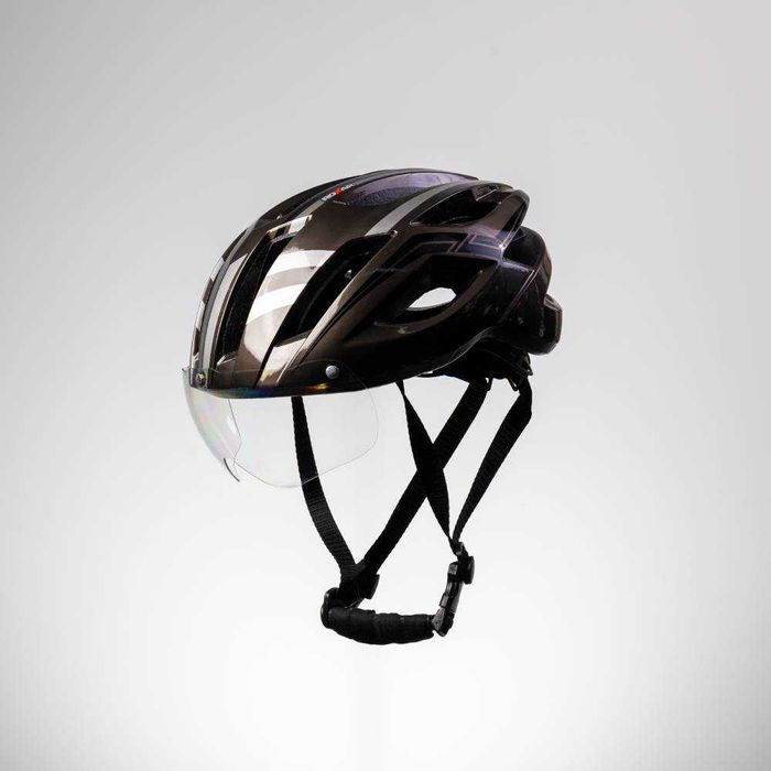 Kask rowerowy ROXAR SPEED ciemny (połysk) rozm.M (54-57cm)