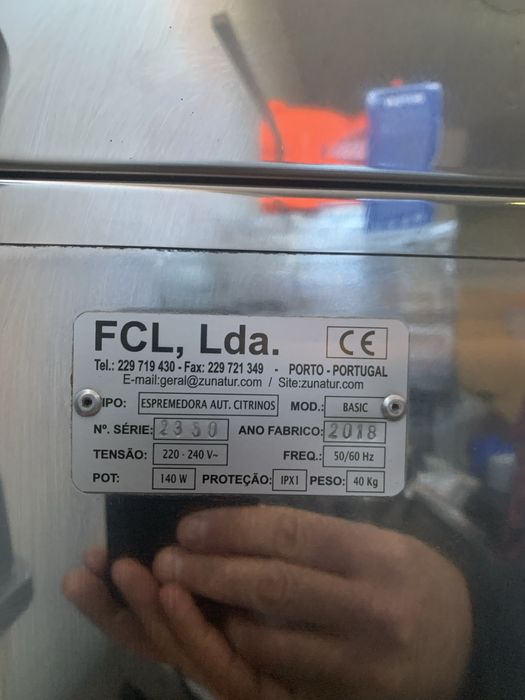 Maquina sumo laranja