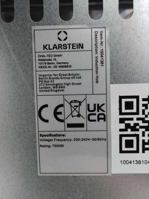 Вбудована індукційна варильна поверхня Klarstein Magnichef 4 Flex