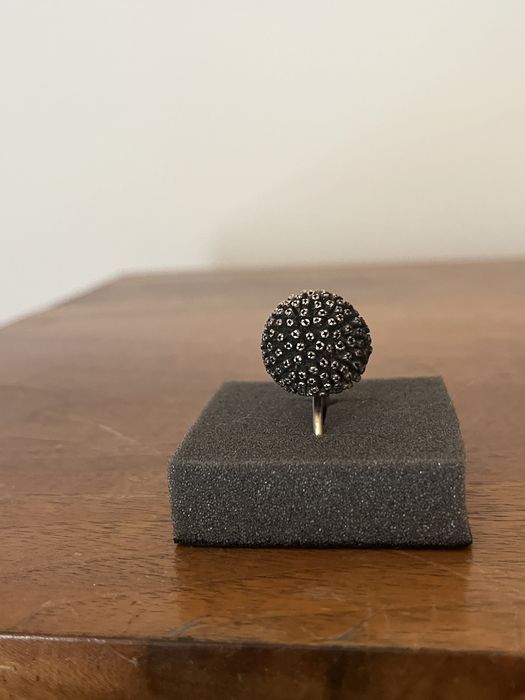 Pierscionek srebrny/owoce guzikowca/ jubilerska 15