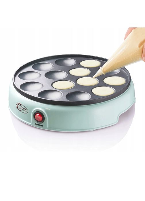 Bestron Poffertjes Maker w stylu retro, mini