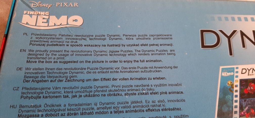Puzzle Trefl Dynamic New Technology  Gdzie jest Nemo. 50