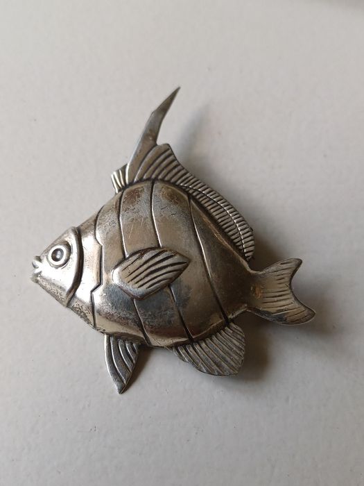 Srebrna broszka Sterling kolekcjonerska srebro