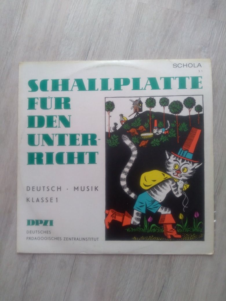 Schallplatte fur den unter - richt. Deutsch musik klasse 1. Winyl