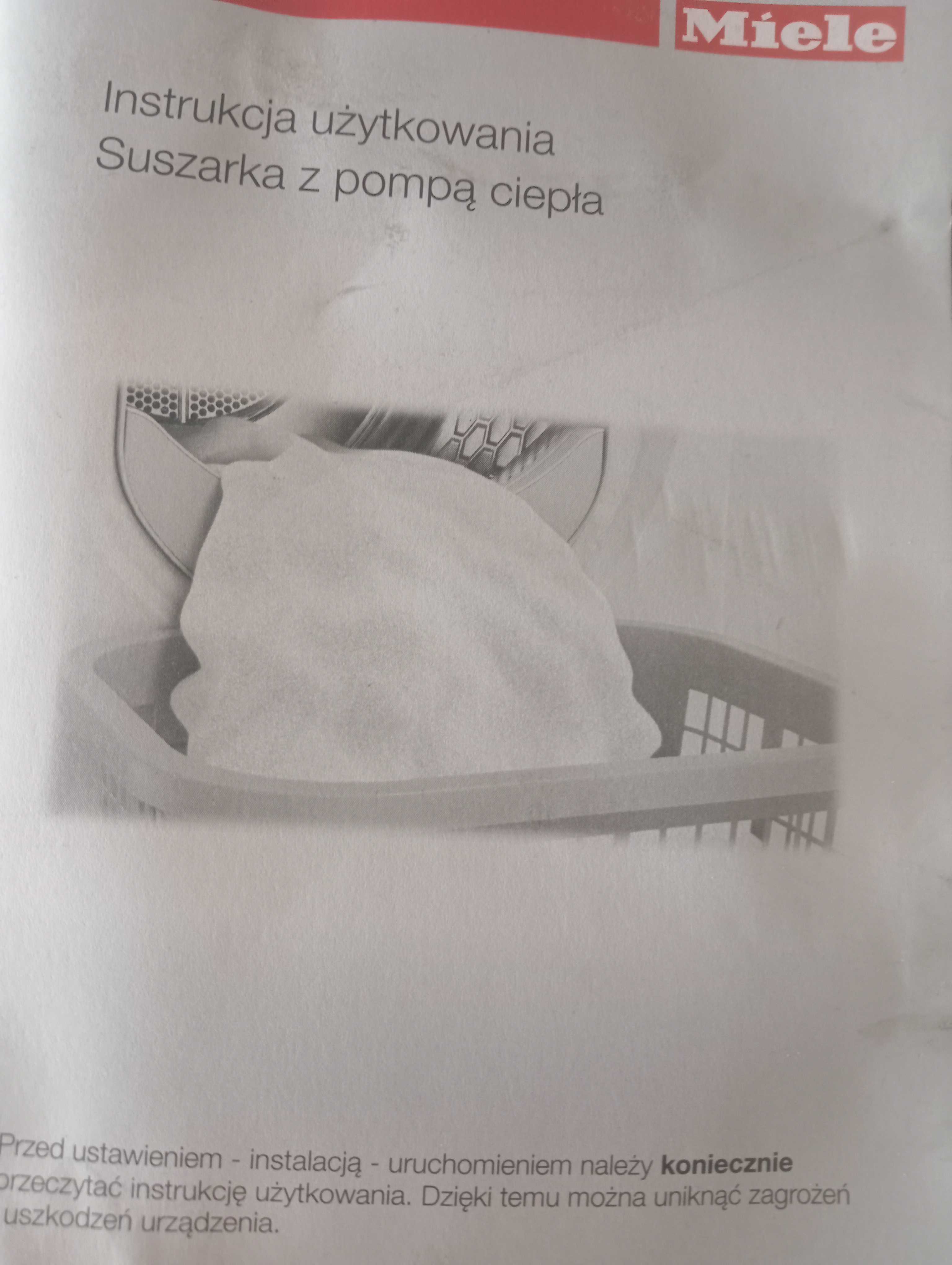 MIELE Suszarka z pompą ciepła i pralka cały full zestaw