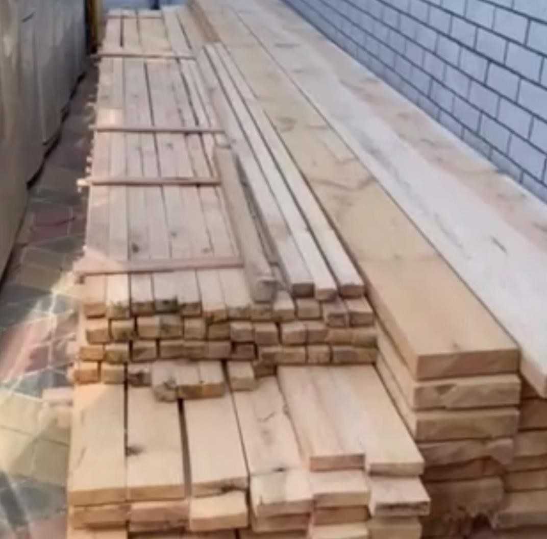 Дошка обрізна/необрізна 150*30*3м (брус, рейка, кроква) Пиломатеріали