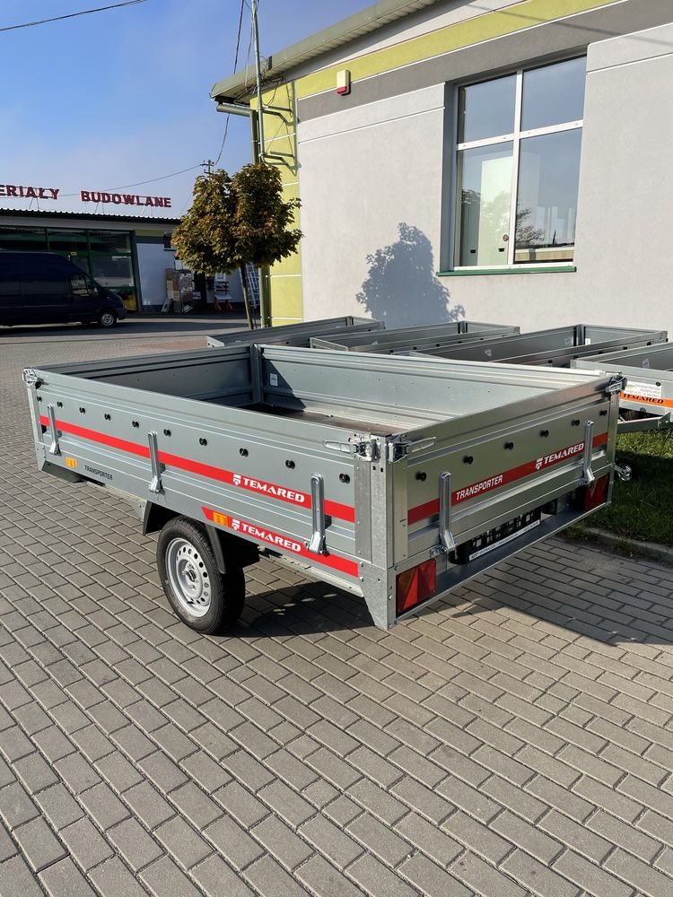 Przyczepa samochodowa TRANSPORTER 2515 Temared platforma przyczepka